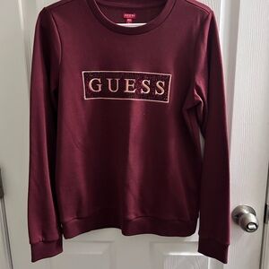 Guess Burgundy Sweater